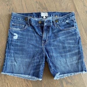 Current/Elliott Oversized Boyfriend Shorts